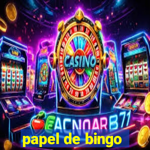 papel de bingo